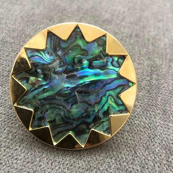 NWOT House of Harlow 1960 boho abalone opal ring - Picture 5 of 7